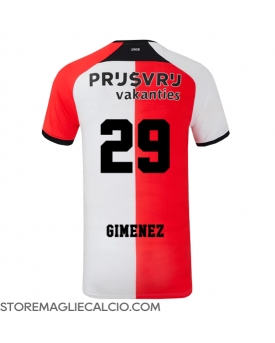 Feyenoord Santiago Gimenez #29 Maglia Gara Casa Repliche 2024-25 Maniche Corte Feyenoord Santiago Gimenez #29 Maglia Gara Casa Repliche 2024-25 Maniche Corte